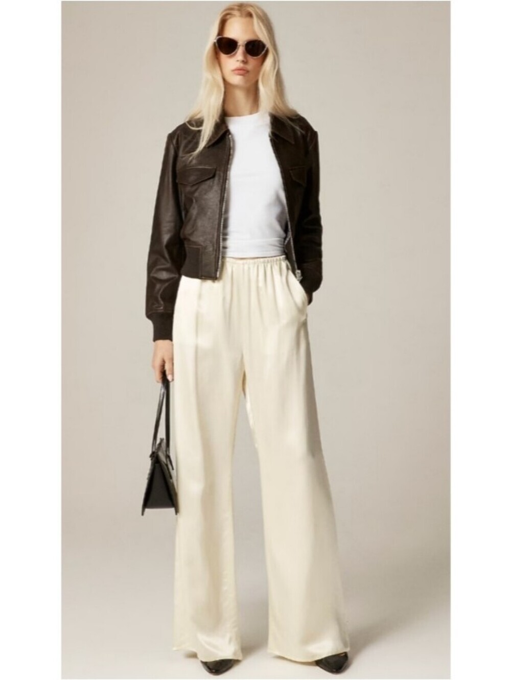 J.Crew Cosmo Pant in Luster Charmeuse